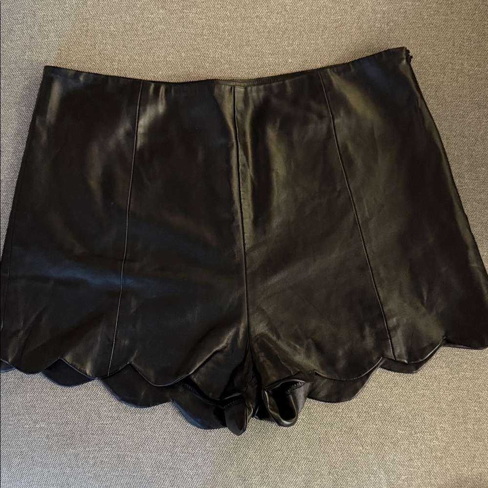 Ark & Co Elegant Black High Waist Shorts